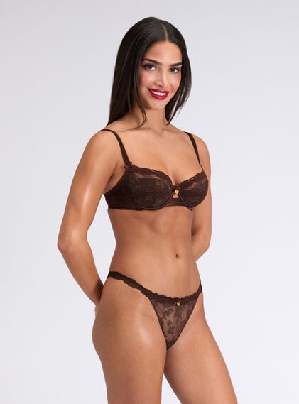 Callie lace balconette bra